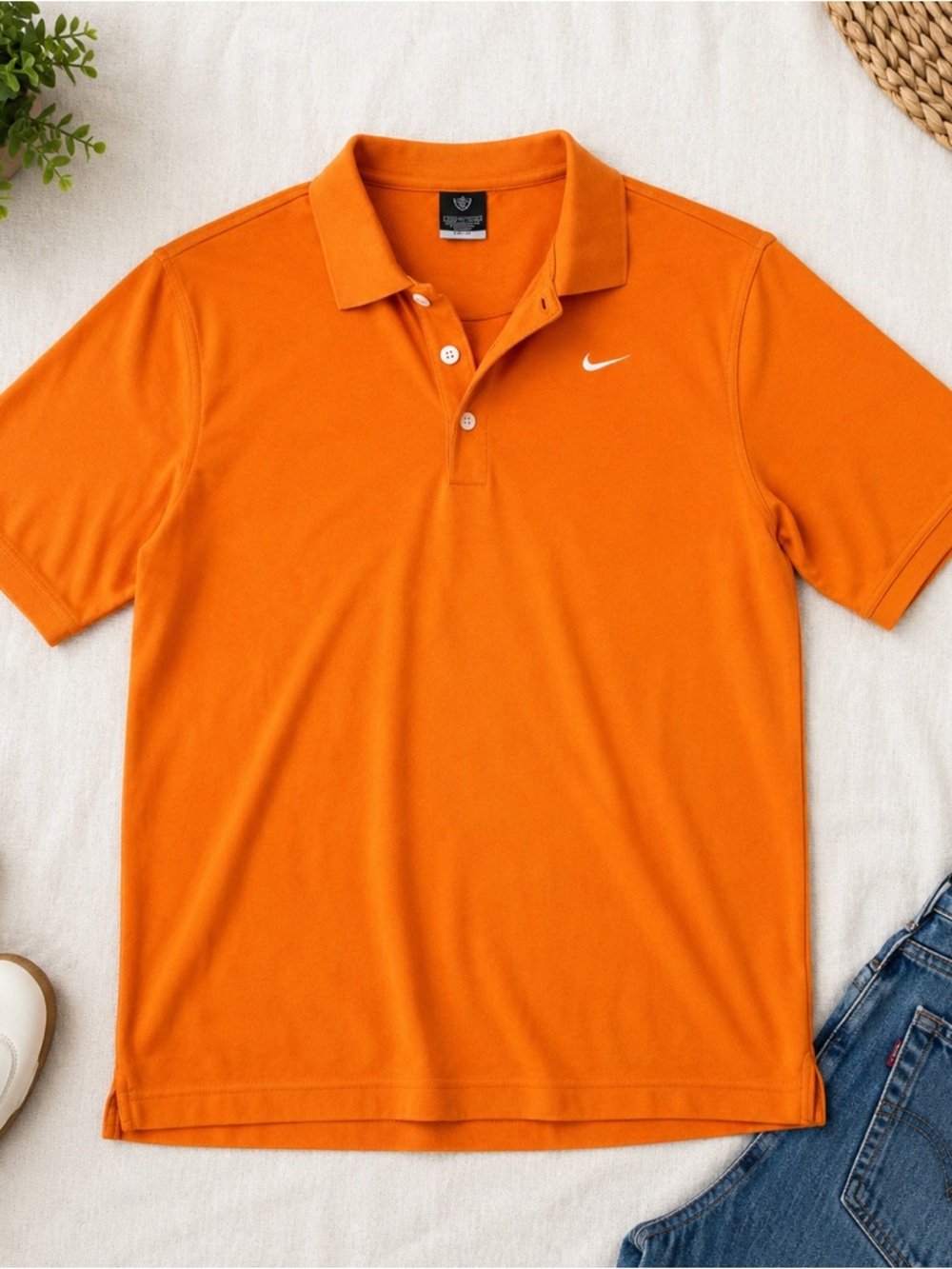 Nike XL (18-20) Youth Golf Dri-FIT Polo Shirt Orange